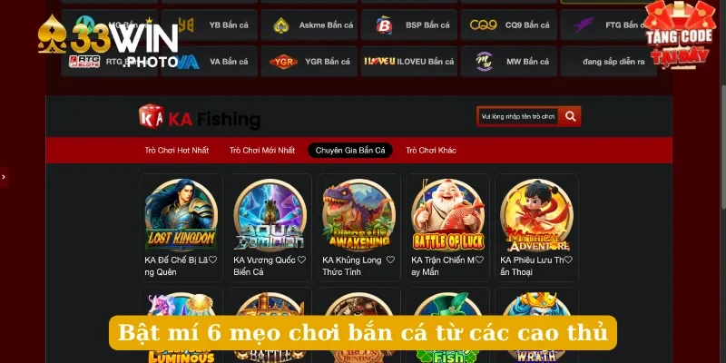 Bật mí 6 mẹo chơi bắn cá từ các cao thủ