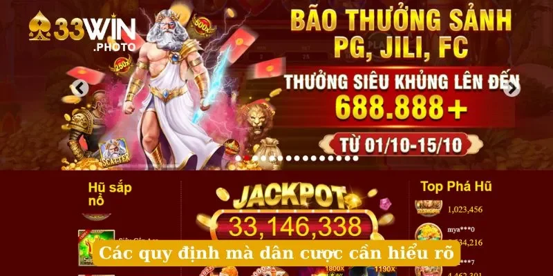 Các quy định mà dân cược cần hiểu rõ