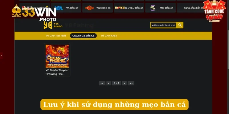 Lưu ý khi sử dụng những mẹo bắn cá